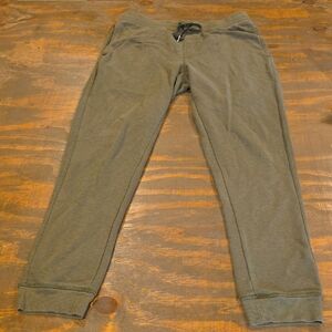 Weatherproof Womens Olive Jogger Pants - Pull-On Casual Bottoms